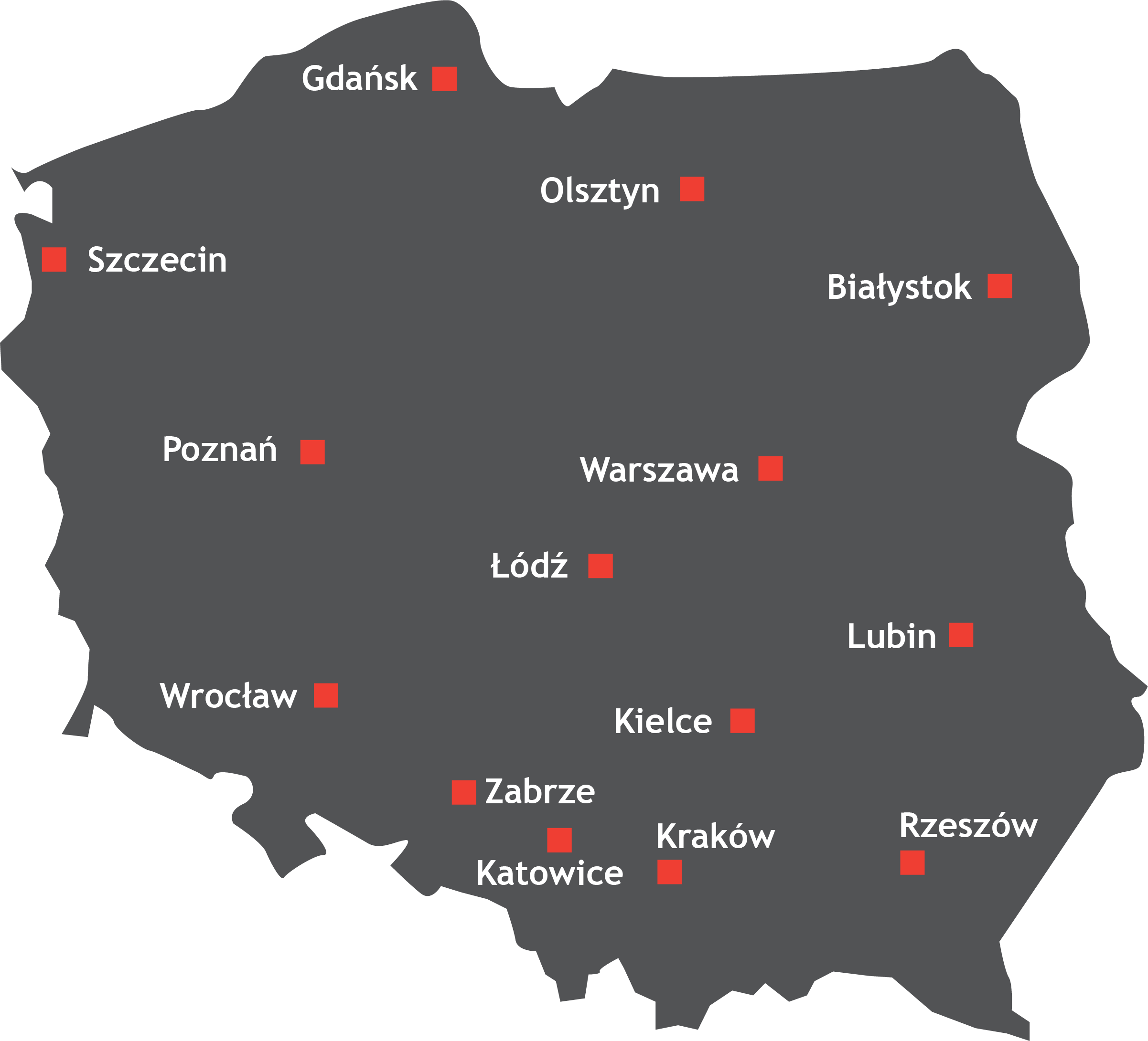 XYZ Poland Map